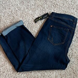 INC International Concepts Dark Blue Ankle Jeans